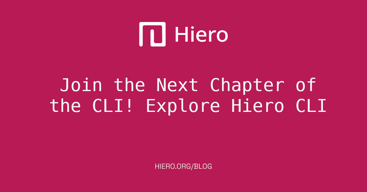 Join the Next Chapter of the CLI! Explore Hiero CLI